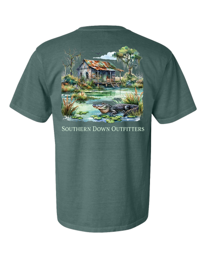 Swamp Shack Men's Short Sleeve Southern Down Outfitters Tee