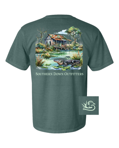 Swamp Shack Men's Short Sleeve Southern Down Outfitters Tee